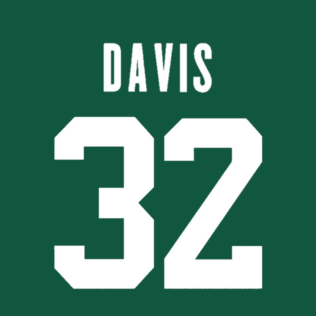 New York Jets RB Isaiah Davis (@z4days) is wearing number 32. Last assigned to Anthony Brown. #JetUp