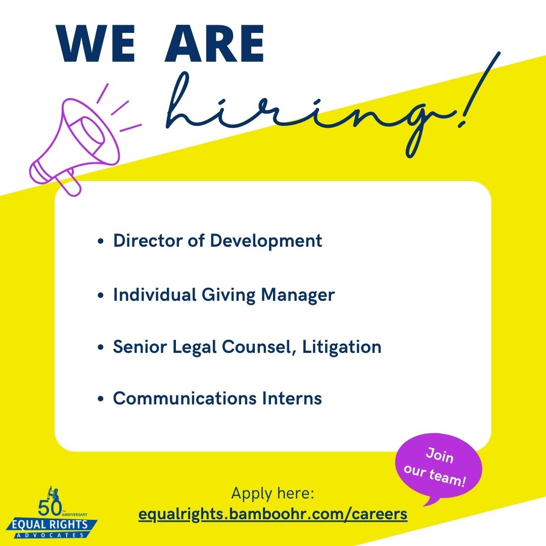 🫵🏽 We are looking for you to join us in this journey towards #GenderJustice.
Discover more about our latest job opportunities here - bit.ly/3QtC08u

#NonprofitJobs #EqualRights #SocialImpact #Hiring #HiringAlert #AdvocacyJob #JoinOurTeam #MakeADifference