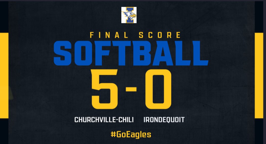 🥎7th grader Anasophia Cartagena tossed a 7-hitter allowing only 2 earned runs but IHS softball lost to C-C. 

Laney Flynn had a double.  

The Eagles host Hilton tomorrow in their Senior Game at 1 PM.