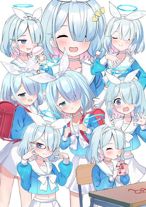 山盛りのアロナ…  ご機嫌なブルーアーカイブだ…