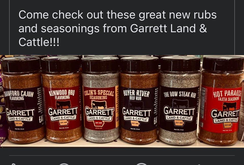 Glcbeef.com now has our own line of seasoning