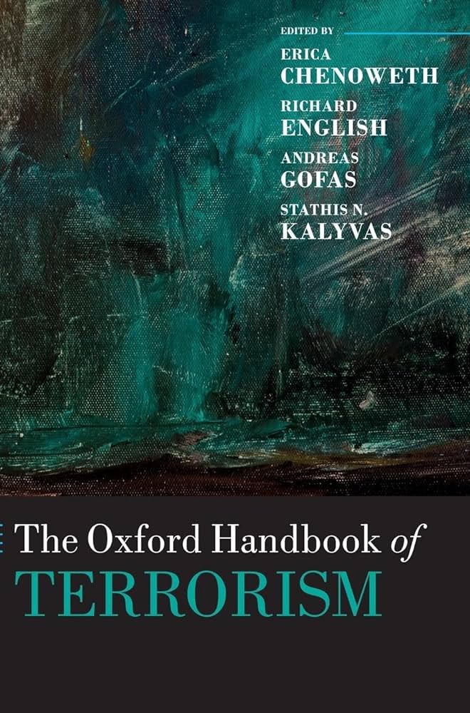 Absolutely baby shit. Terrorism: A Very Short Introduction? Call me when you find a copy of The Oxford Handbook of Terrorism, featuring 47 newly commissioned essays by emerging and senior scholars in the field that provides a rigorous overview of this exciting discipline.