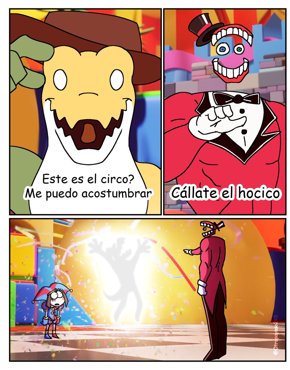 Un curi del episodio 2 (se veía más chistoso en mi cabeza) #TheAmazingDigitalCircus #theamazingdigitalcircusfanart