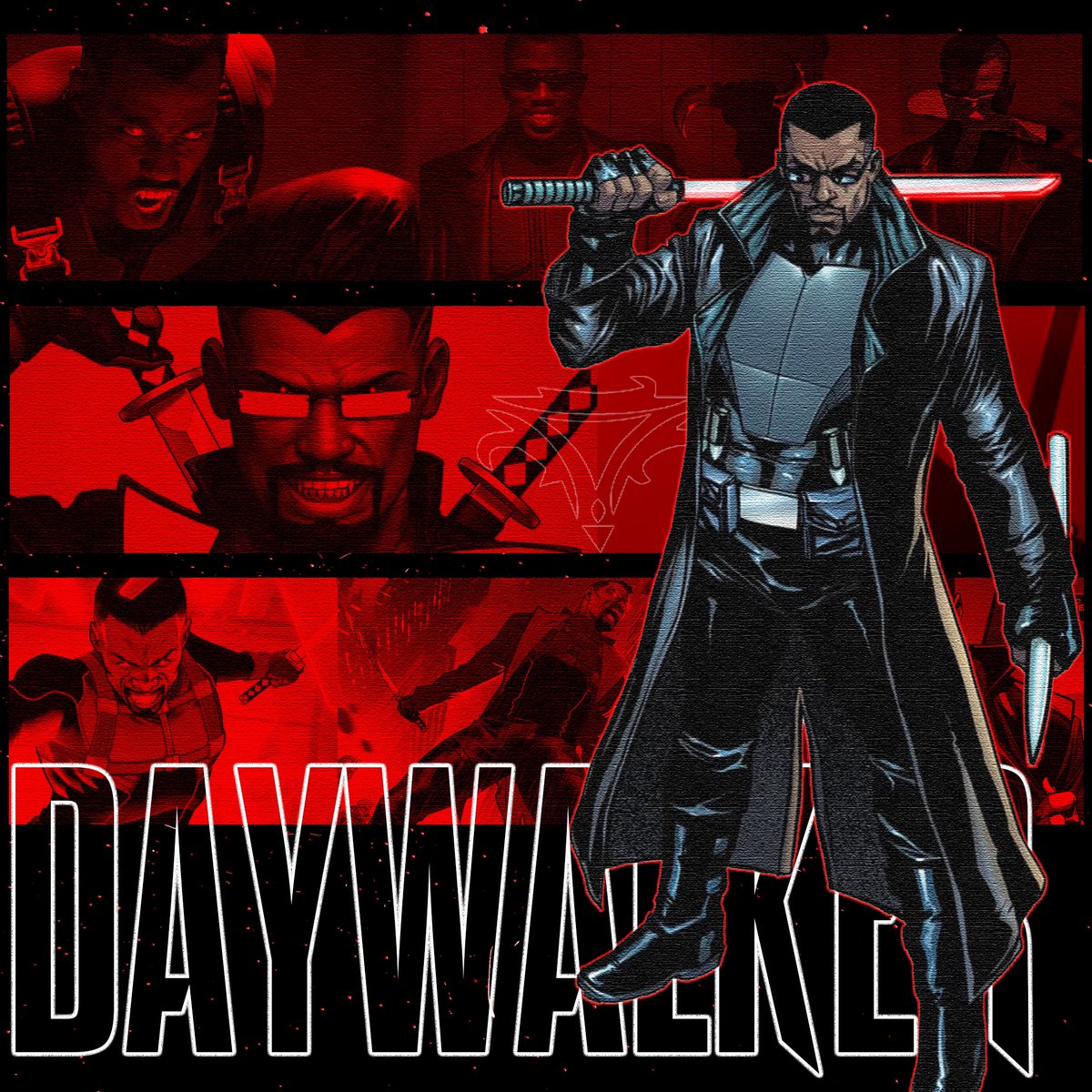 K1ng_Hermain's tweet image. Daywalker 🦇🩸🗡️ by ya boy #MarvelsBlade #Marvel