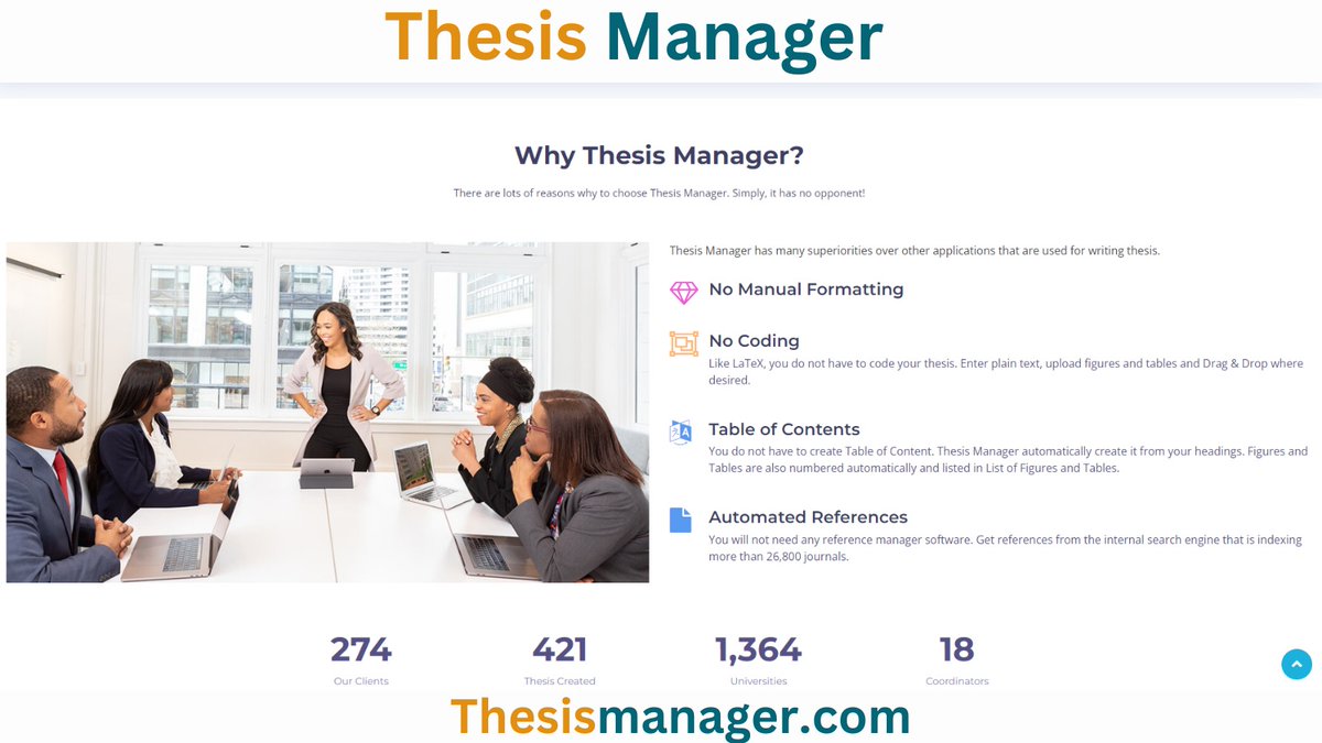 Thesis Manager: Making thesis writing easy. Try it now! #ThesisManager #Research #PhDChat #AcademicTech #PhDResources