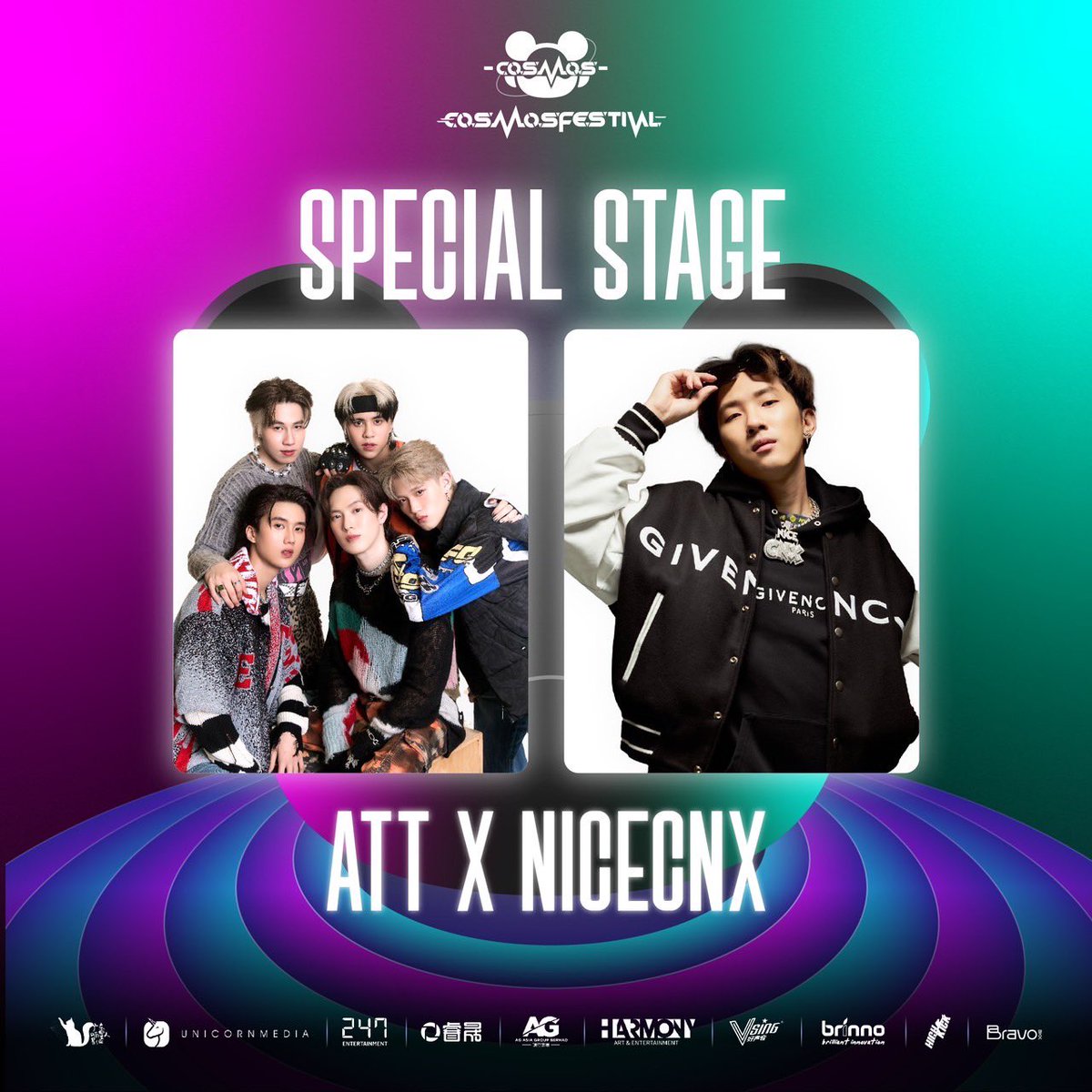 CosmosBear_Fest's tweet photo. Special Stage @ATT_ATTRACTION x  @niceecnx #COSMOSBEARMUSICFESTIVAL #COSMOSBEAR_DAY1 https://t.co/wQUUT5NzC0