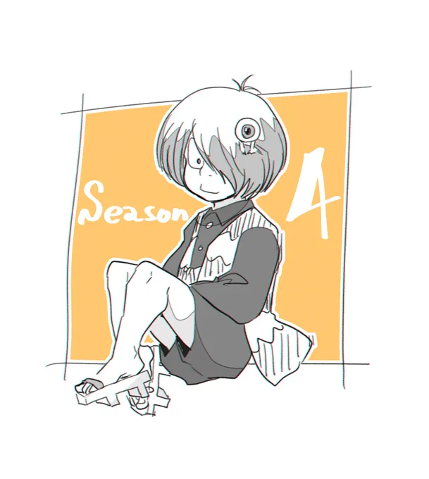 wip
明後日あたりにはまとめたいです👹アニメ四期感想絵～～ 