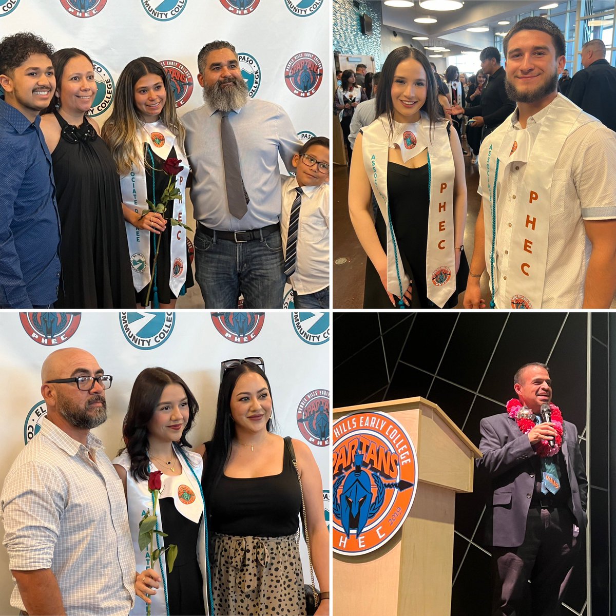 Pebble Hills Early College is soaring with success as 49 scholars received their stoles tonight for earning their associate degrees from @PHills_HS and EPCC before graduating high school. Congratulations on your outstanding achievements in #TeamSISD!