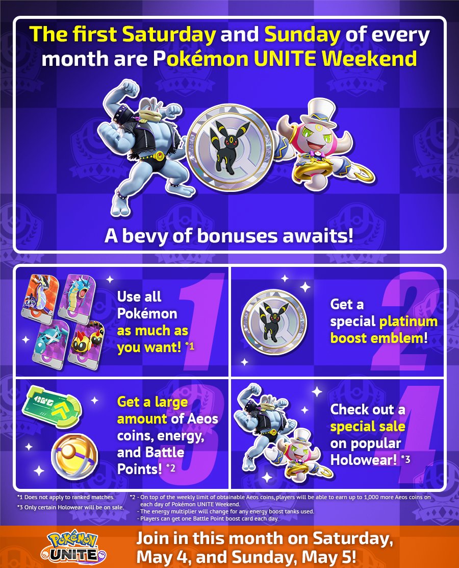 Pokémon UNITE tweet media