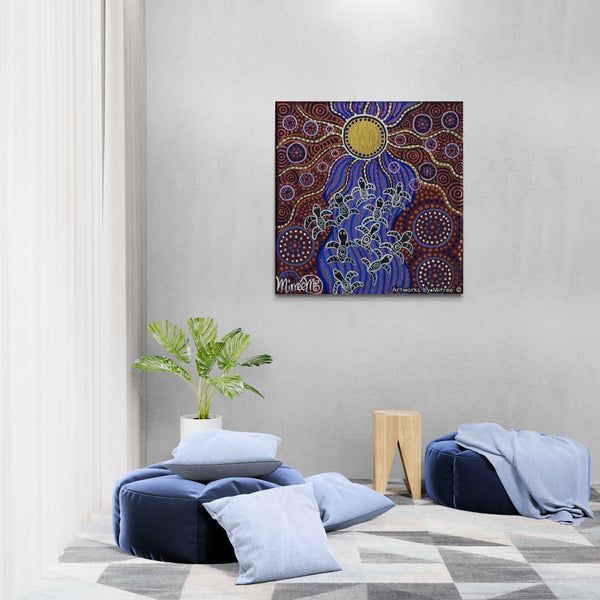 Art that makes you feel confident about new beginnings with Baby Turtles Art by Mirree.Available Now - Take a look on the link below or get in touch with Mirree the Artist directly on facebook : CLICK HERE: buff.ly/3vifXtX 
#art #contemporaryart #turtles #artcollector