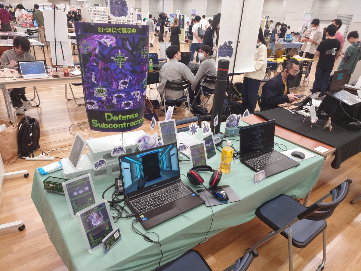 Team_BullBull's tweet photo. 「DefenseSubcontractor」東京ゲームダンジョン5にて出展中です https://t.co/ns8Bgc00yf