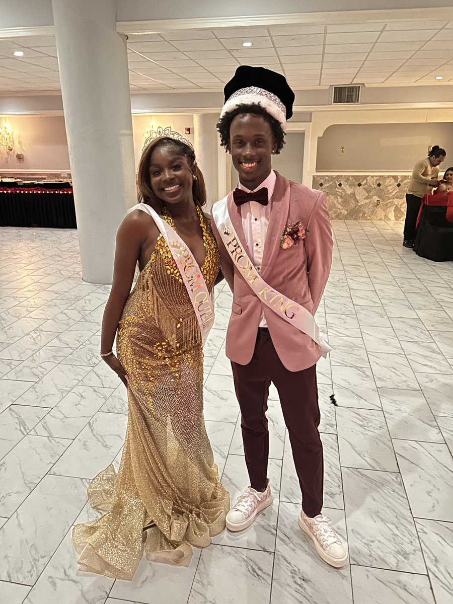 Congrats to the Prom King and Prom Queen for the class of 2024. Mike Ross and Madison Jackson. #SpartansForever