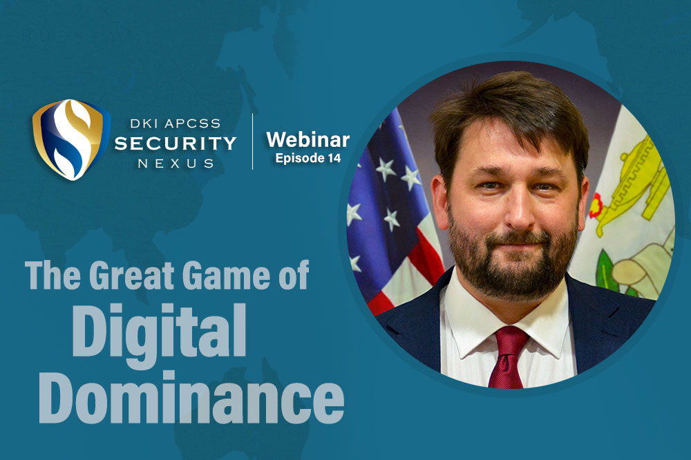 Join us on Monday, 6 May at 3pm (HST) for our webinar on 'The Great Game of Digital Dominance' featuring @JohnHemmings2 apcss.zoomgov.com/webinar/regist… #digitalgovernance #digitaldomain