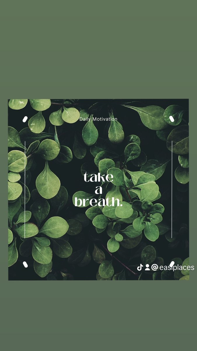 A daily reminder to take a moment and take a breath
.
.
.
.
#breath 
#enjoylife
#easiplaces 
#live
#weekend 
#gooutside
#laugh
#havefun
#weekendvibes
#relax
#prosper
#breathe
#onedayatatime
#timeisprecious
#loveofmylife 
#metrowar 
#friends
#lovedones
#learn 
#peacefulness