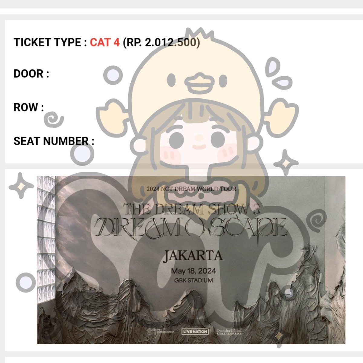xjenof's tweet photo. HELP RT 

WTS TDS 3 
🌷 cat 4
🌷 cod venue
🌷 diurus sampai tiket fisik 
⛔️ NO HNR
alasan jual karna aku harus pergi ke malay jadi aku jual tiket nya

bisa dm langsung ke
https://t.co/AQzMtWX6li
https://t.co/wMofbg1c1i https://t.co/uszFiv2FOL