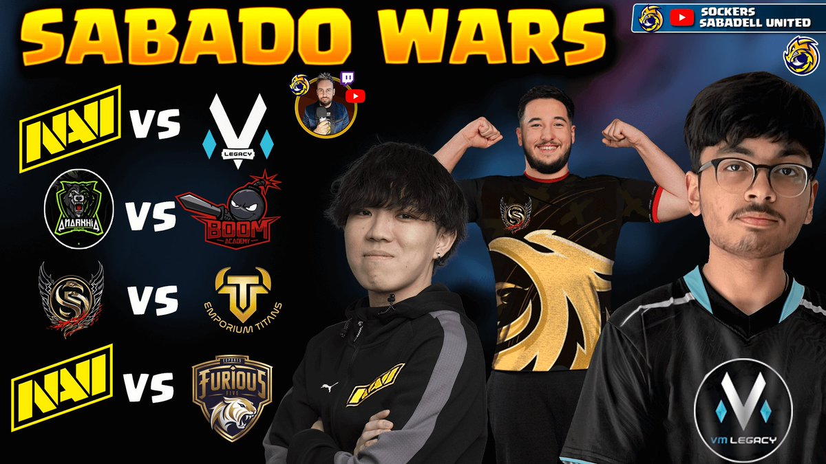 Sockers_'s tweet photo. Sábado
16.00 CET⏰️10.00 EST
4 horas de buenas guerras😬🥳
✅ @NAVI_coc 🆚 #vmlegacy
✅ @AnarkhiaC 🆚 #boomacademy
✅ @emporiumtitans 🆚 @Synchroniic
✅ #furious5 🆚 @NAVI_coc
YT https://t.co/J8UaSko11Z
TW
https://t.co/UvuJuygy1k
RT 🔁
#clashofclans https://t.co/W2fsnqLn6k