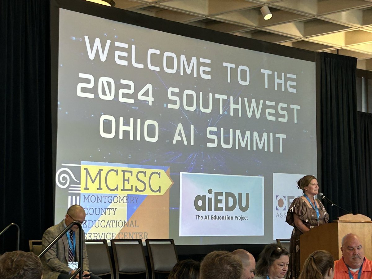 Pretty inspiring day at the Southwest Ohio AI Summit. Thanks <a href="/mcesc/">María</a> and <a href="/SinclairCC/">Sinclair College</a> for a day of Lifelong Learning. #WeAreFirebirds