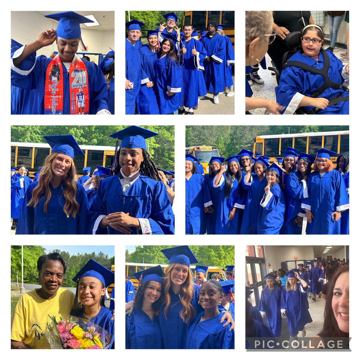 SarahCalveric's tweet photo. Bucket filling! Senior Walk for the Class of 2024! The countdown is real! #OneCaroline #Cavaliers https://t.co/57lrdS1GhA