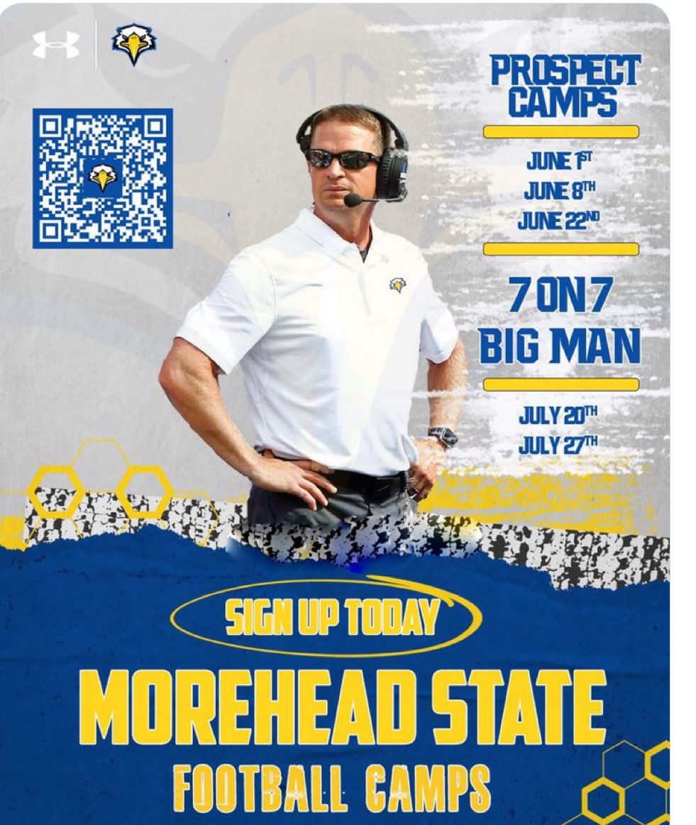 Thanks for the camp invite @Coachweiss30 and @MSUEaglesFB! Kentucky is looking good! @CoachQCPProud @BarksdaleBeau @AllenMarrow @Cedar_ParkFB @Coach_Tiz @ncsa