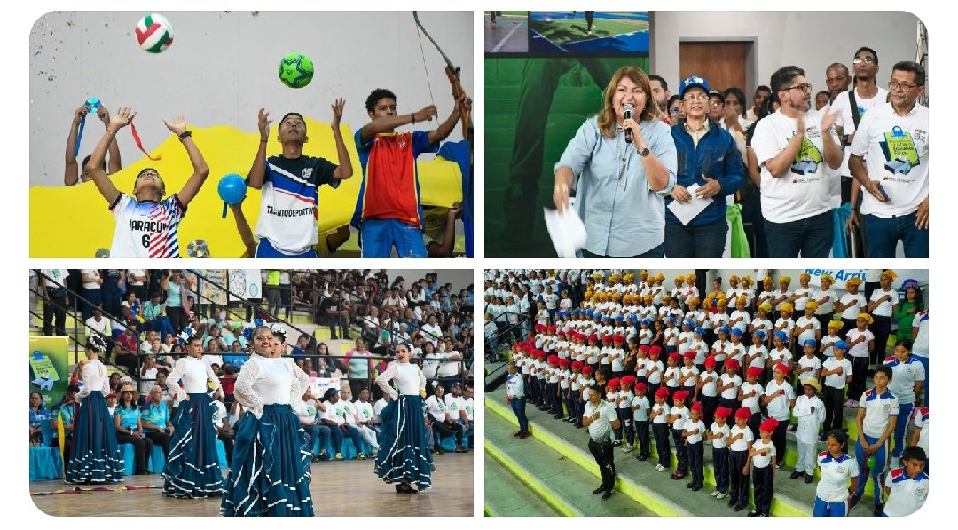 Vía Min. @_LaAvanzadora' ¡Educación Física para la vida! Nos vinimos al municipio Santiago Mariño a la Instalación del 3er. Festival Nacional de la Clase de Educación Física en el Gimnasio Alfredo 'Ratón' Márquez. #VenezuelaCalorPatrio @NicolasMaduro @MPPEDUCACION