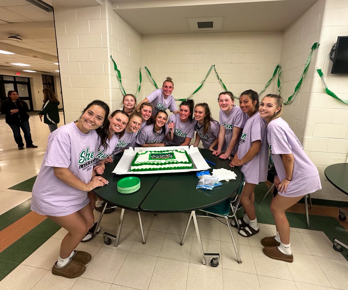 Last night we celebrated our senior players! Chloe Scanlan Anna Burdick Mia LaMaifa Carrie Bennett Eva Pflomm Sophia Hart Josie Bullock Taylor Tallmadge Ella VanHeusen Ellie Lasher Mikaela Dattilo Ashley Lyons You all have so much more greatness ahead of you! @ShenAthletics