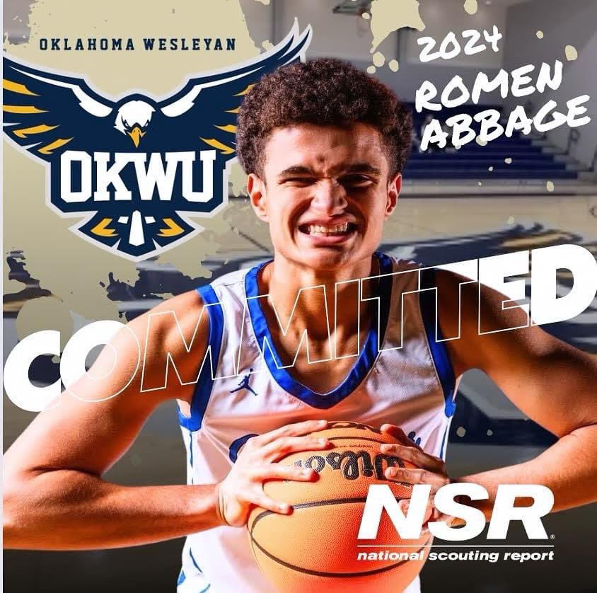 Congratulations to our very own Romen Abbage for earning a scholarship to play at Oklahoma Wesleyan University 🏀🦅

We are so proud of you! #Family #DoYourJob