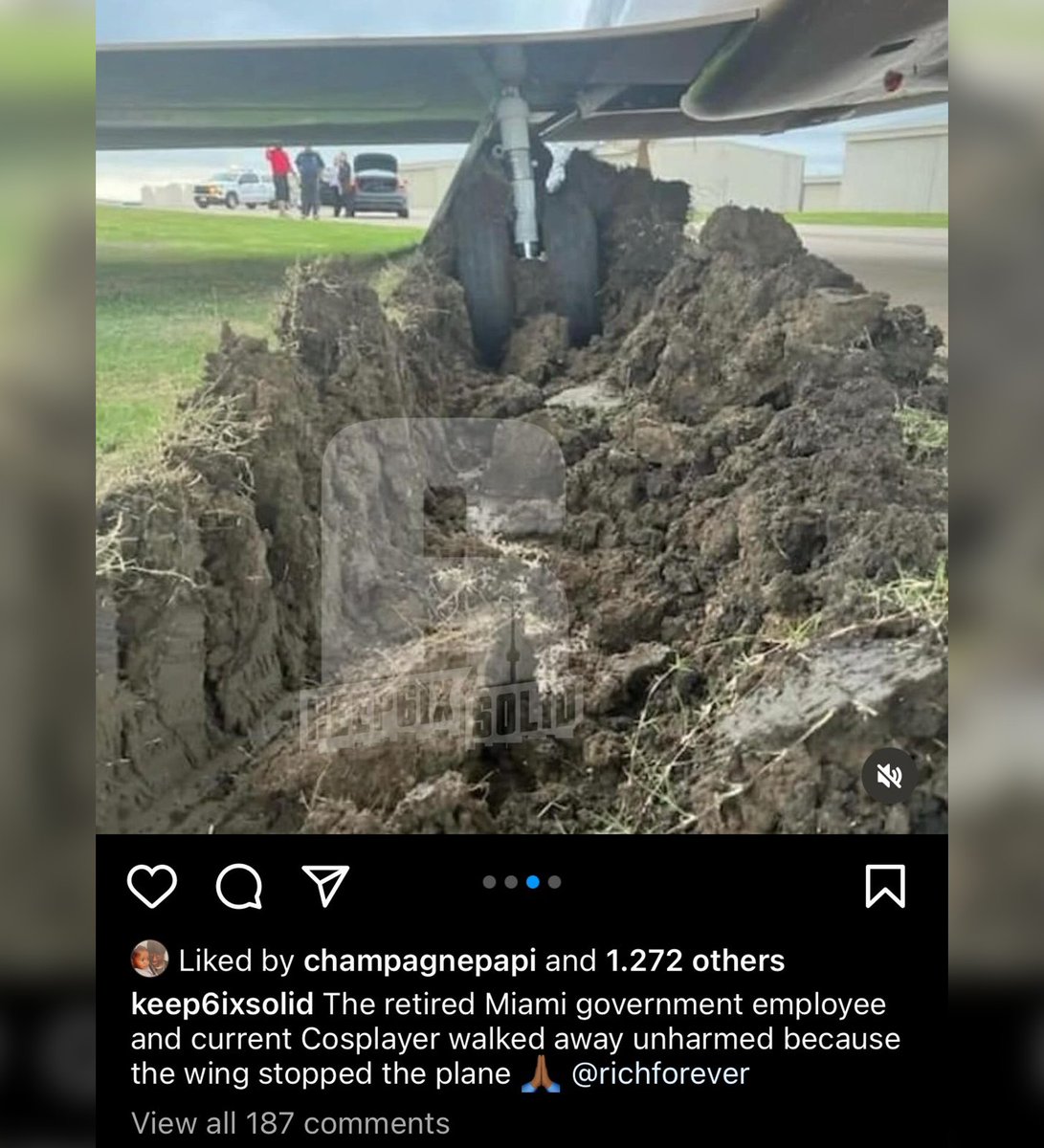 Rick Ross' jet allegedly made a crash landing in Dallas Just a few weeks ago, Rick Ross was telling Drake to be careful about getting on his old 'cargo plane.' 'Liked by champagnepapi'