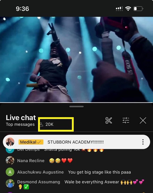 Shatta Wale pulled the live streaming from 13k to 20k. I know my GOAT❤️🫶