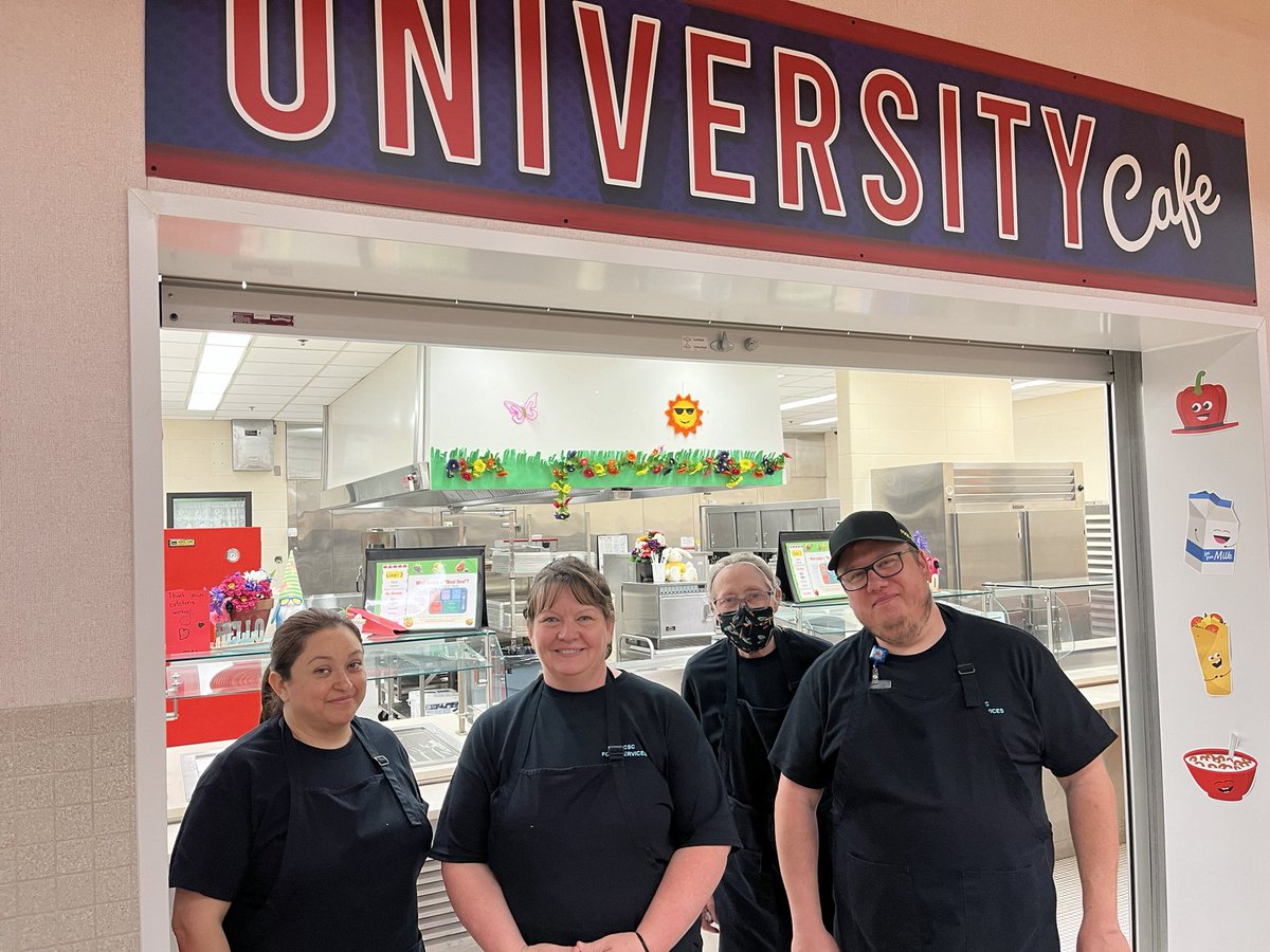 Today was #SchoolLunchHero Day. Thank you to the team in the cafeteria that provided so much for our students and staff each day. #NaturallyGlobal #ILoveMCCSC