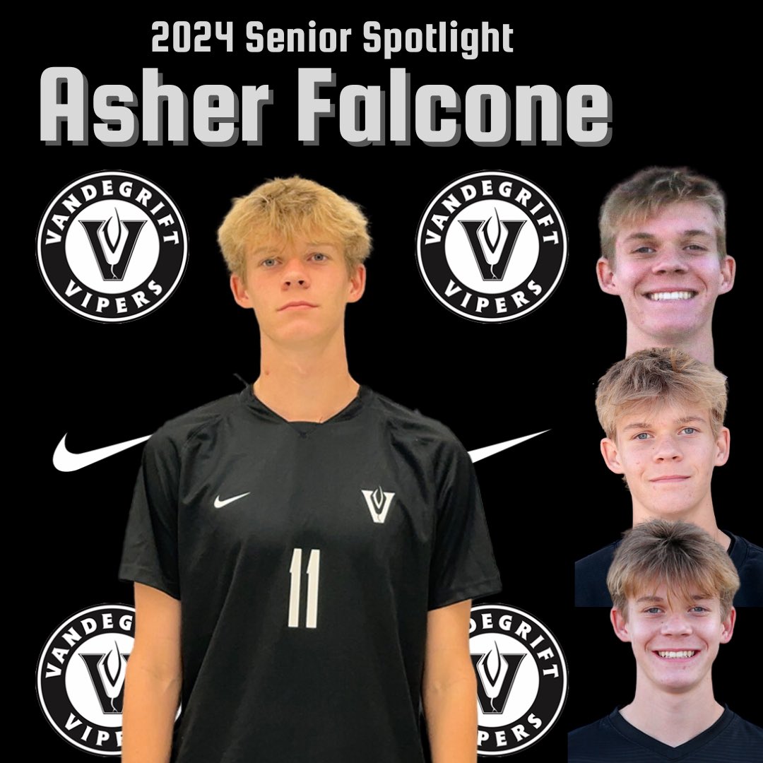 Senior Spotlight Asher Falcone #11

1st Year Varsity Player 
Four Years In Program
Career Stats G: 3

**Game Winners vs. Cinco Ranch &amp; Connolly 
**Fastest Yellow Card in Soccer History