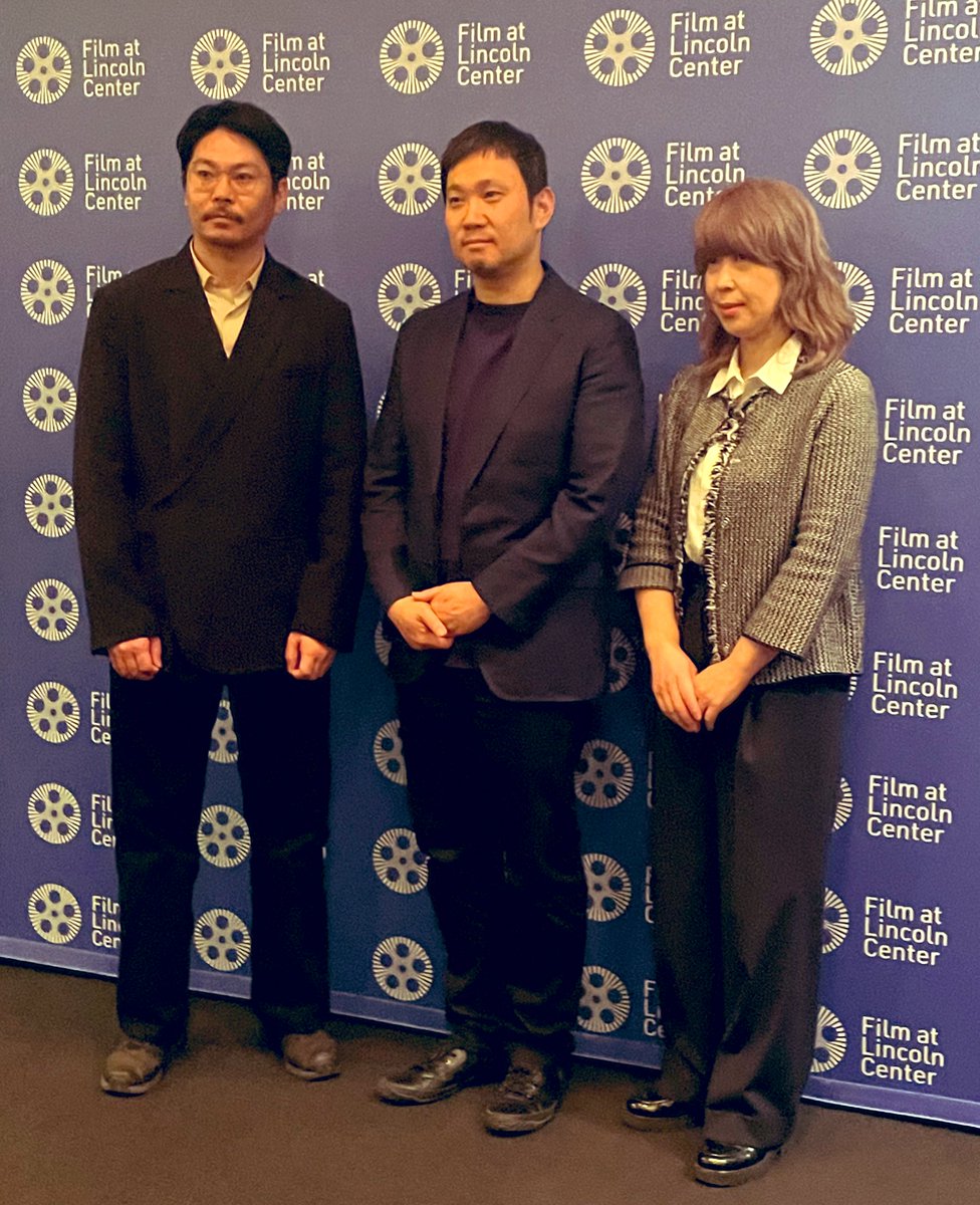 The three coolest people in New York tonight, we were thrilled to welcome EVIL DOES NOT EXIST’s director Ryûsuke Hamaguchi, lead actor Hitoshi Omika, and composer @Eiko_Ishibashi to discuss the #NYFF61 Main Slate selection, now playing daily at FLC! 

🎟️: filmlinc.org/evil