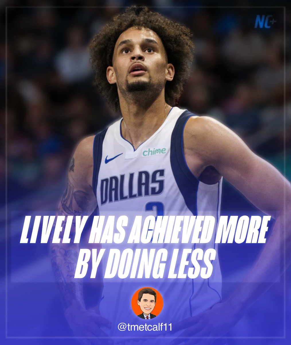 Dereck Lively II had a tremendous rookie season for the Dallas Mavericks by playing to his strengths. Lively's season also provides a roadmap to success for some 2024 NBA Draft prospects. Our own @tmetcalf11 breaks it down for NC+ subscribers ⬇️ noceilingsnba.com/p/how-dereck-l…