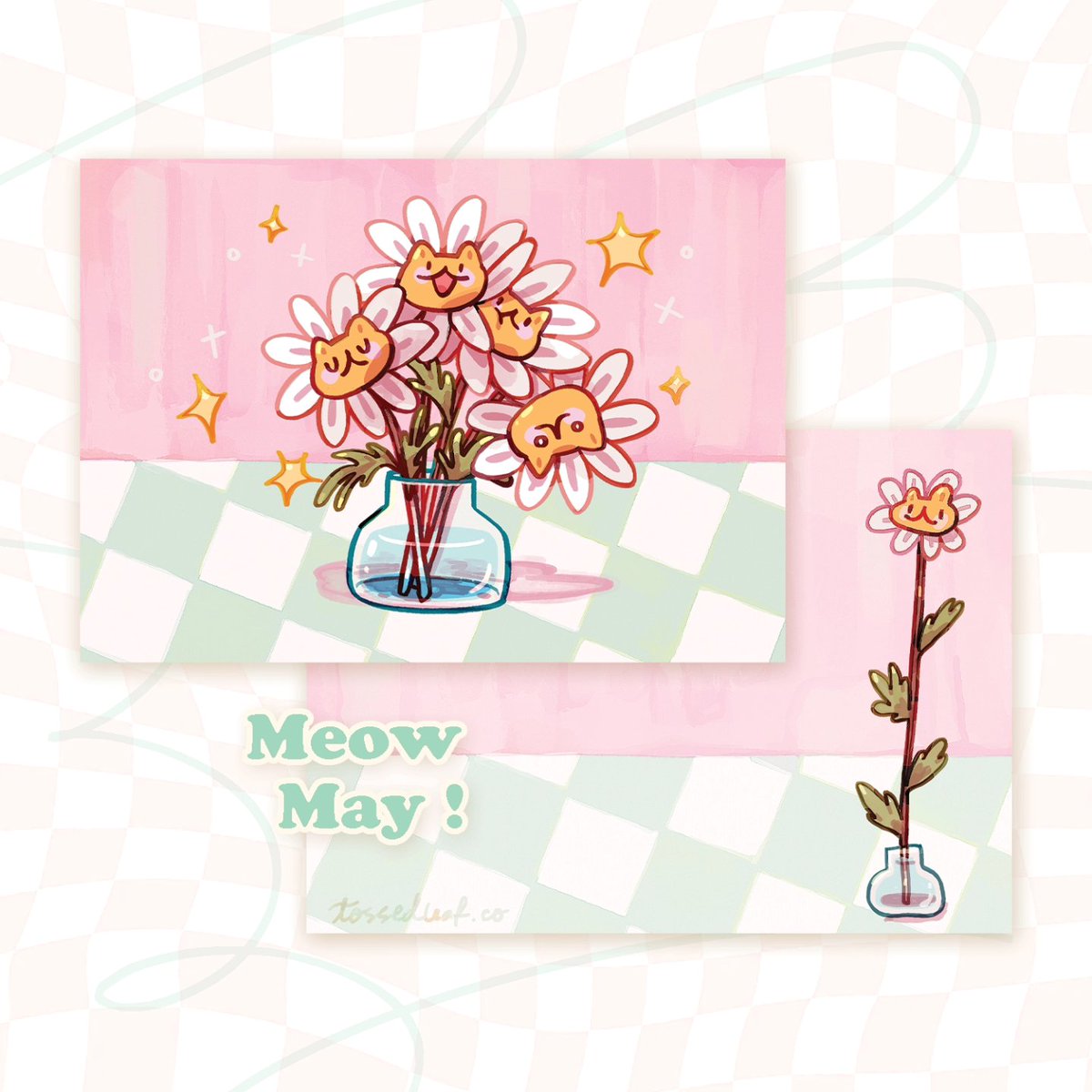 tossedleaf's tweet photo. Meow May post, in case you're not on IG, Patreon and threads 😆 these are only available on Patreon! https://t.co/bQ2qBPT5CB