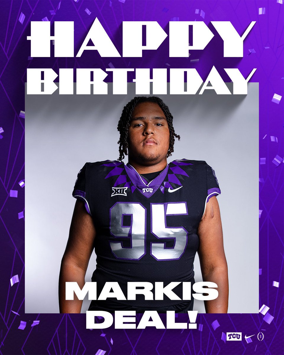 Happy birthday, @MarkisDeal11!
