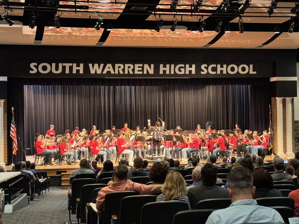 SWMS_Band's tweet image. The 2024 WCPS MS Honors Band was a huge success at SWMS tonight! South Warren had 24 students that rocked it out with Christi Shores all day. Congratulations to ALL students from Warren County who were selected to perform with this group. Bravo to all! 👏🏻