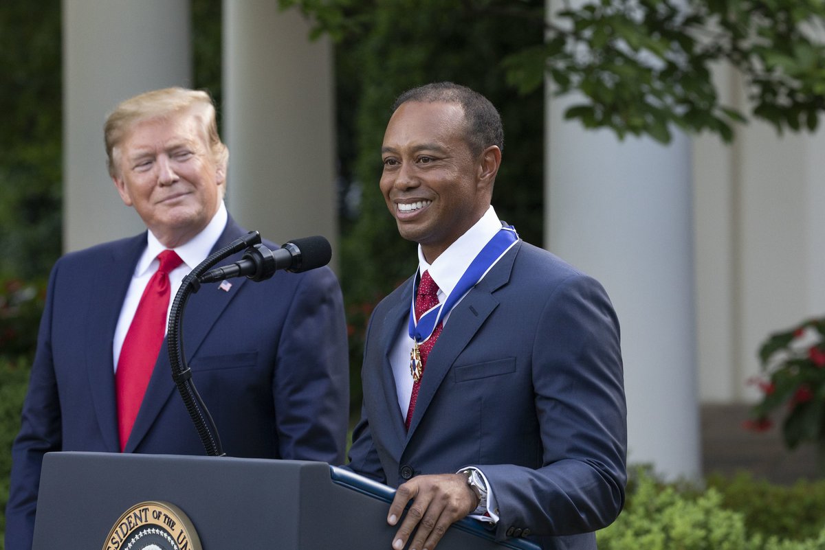 President Trump Presents the Medal of Freedom to Tiger Woods. [05/06/19]