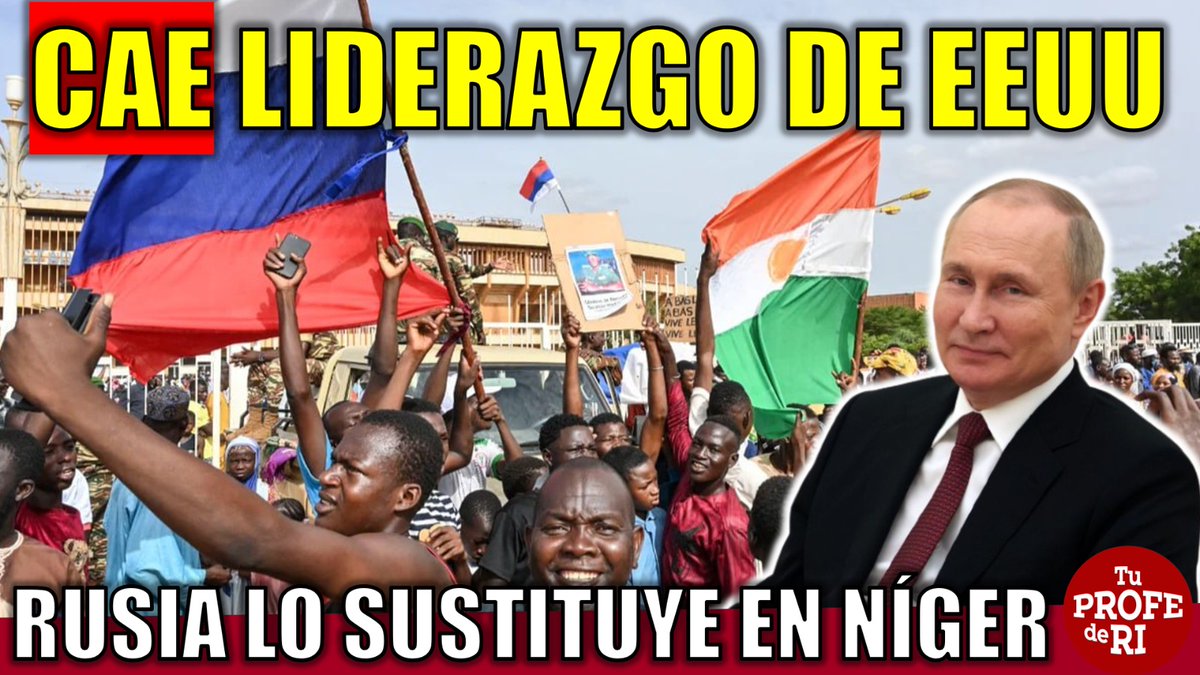 🔴 CAE LIDERAZGO DE #EEUU: #RUSIA LO SUSTITUYE EN #NIGER, #CHAD EXPULSA SUS TROPAS Y #TURQUÍA SABOTEA #ISRAEL ✍️ Tropas rusas se estarían estacionando al lado de las últimas tropas estadounidenses en Niger. ✍️ Turquía rompe relaciones comerciales con Israel. 👇…