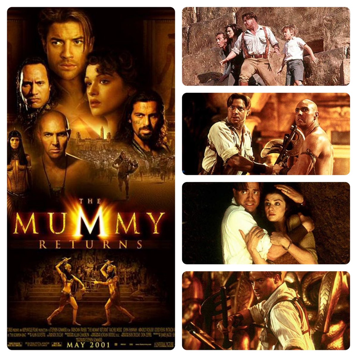 The Mummy Returns celebrates 23rd anniversary today.
#themummyreturns #rickoconnell #evelynoconnell #scorpionking #stephensommers #brendanfraser #brendanfraserfans #universal #universalpictures #universalstudios #alansilvestri #classicmovie #classicfilm #classichollywood