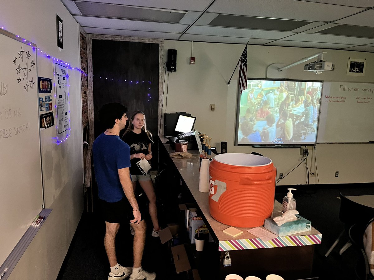 Soft opening of the North High Lounge. Great job Marketing 2 students.