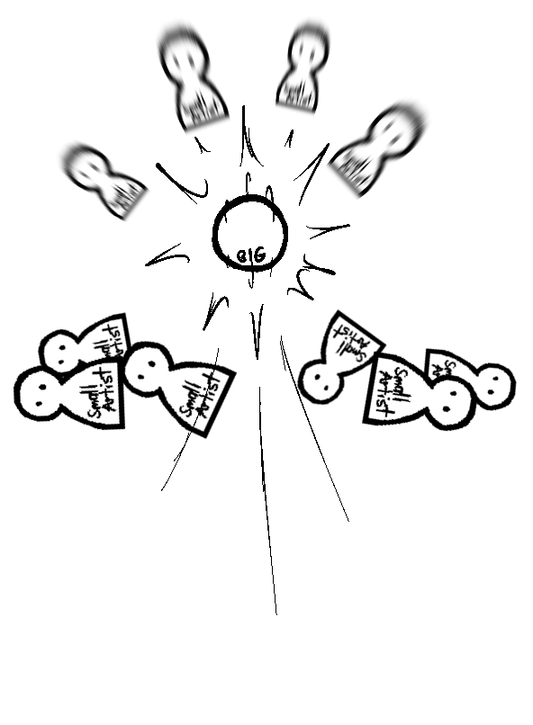 i don't get why big artists do this...