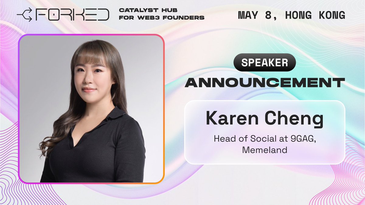 Have a great weekend, everyone! Let's kickstart this Saturday with our speaker, Karen Cheng (@karenckarenc) from @9GAG / @Memeland!

With over 13 years of experience in social media marketing, Karen is a true digital guru. She joined @9GAG as Head of Social in 2018, playing a…