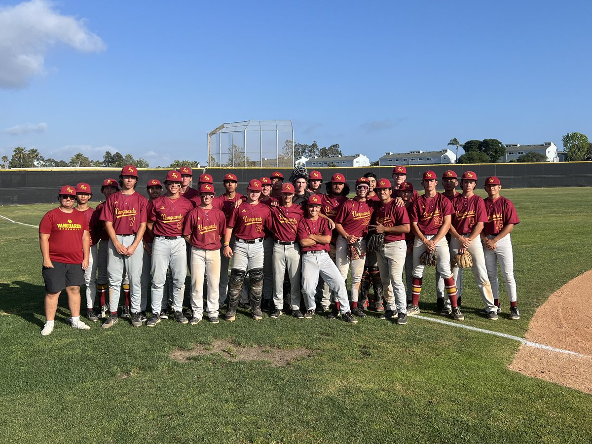 El Modena beats Dana Hills 9-3 in the Division 3 playoffs. Vanguards scored 7 runs in the 4th. Nick Santivanez with the win on the mound. El Mo plays winner of Northwood/South Torrance next @ocvarsity @SteveFryer @latsondheimer @elmobaseball @SouthOCsports