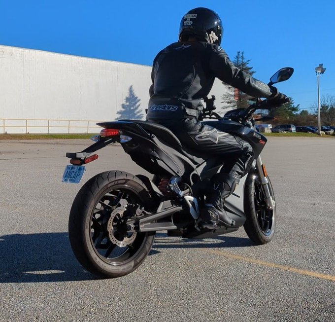 Warm weather in New Hampshire. The biker is back. So in celebration here's a picture of Nicwoh's leather