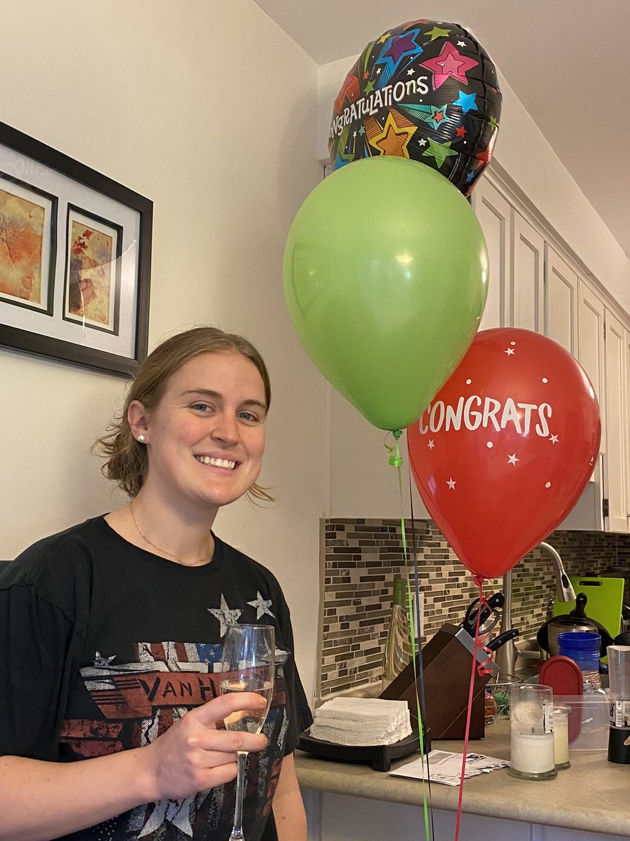 SheriHincks's tweet photo. The F1 did it! Chasing dreams, catching degrees. A sucesssful Masters defense and proud mom and dad. #ThesisDefense https://t.co/7WzIdMtn9f