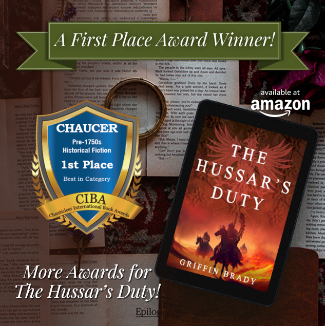 Get ready for one of the most exciting announcements I've ever gotten to make! 🌟 My novel, 'The Hussar's Duty' won a 1st Place Best in Category award from @ChantiReviews ! #HistoricalFiction #BookAward #HistFic #BookTwitter #MustRead chantireviews.com/2024/04/24/the…