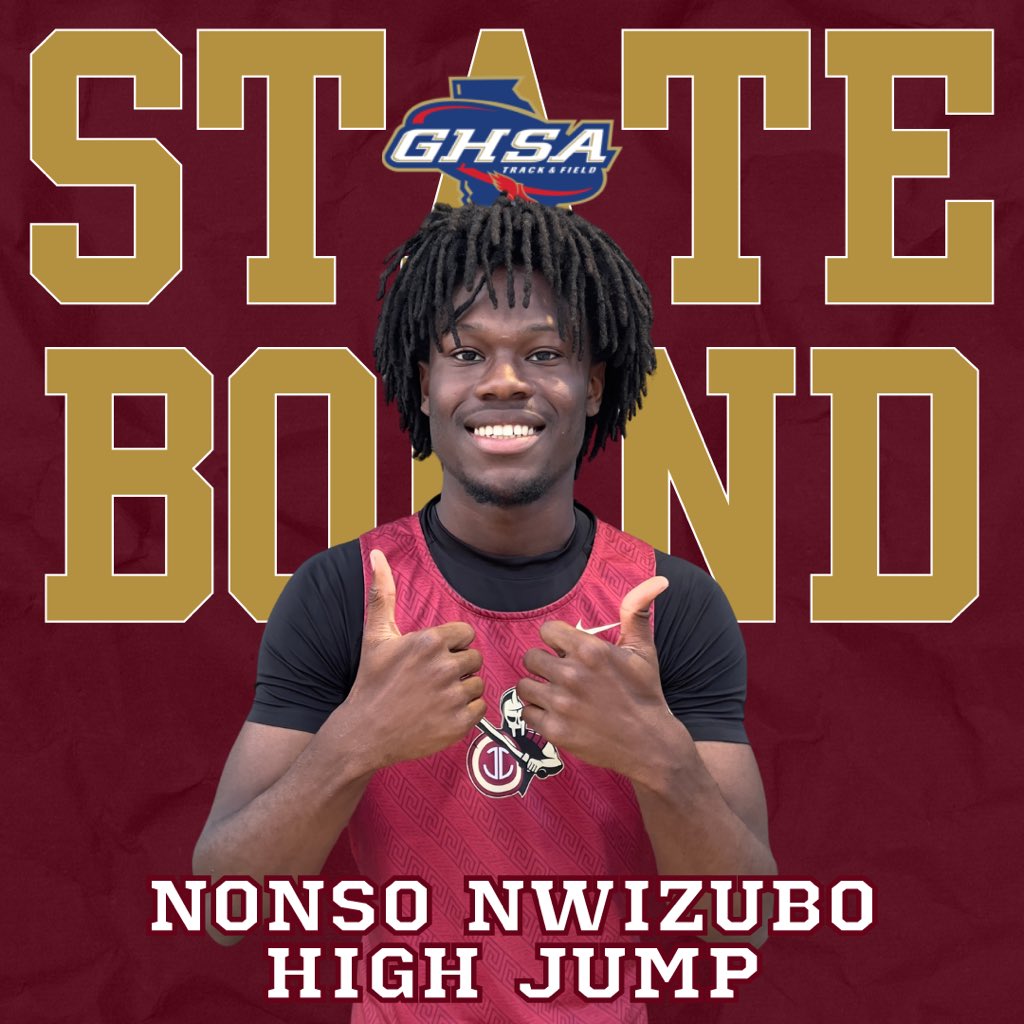 Johns Creek TF / XC (@johnscreektfxc) on Twitter photo NONSO MAKING HIS PRESENCE KNOWN!
Nonso is taking his high jumping talents to Rome for the State Championship! <a href="/jcgladiators/">Johns Creek Athletics</a> @LeadGladiator <a href="/RecruitGeorgia/">Recruit Georgia</a>
#jumpers #highjump #trackandfield #highschoolsports NONSO MAKING HIS PRESENCE KNOWN!
Nonso is taking his high jumping talents to Rome for the State Championship! <a href="/jcgladiators/">Johns Creek Athletics</a> @LeadGladiator <a href="/RecruitGeorgia/">Recruit Georgia</a>
#jumpers #highjump #trackandfield #highschoolsports