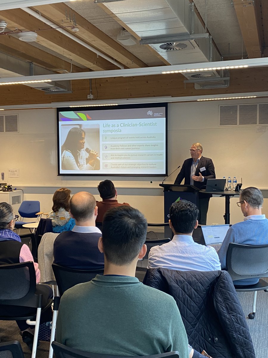 We're so pleased to be here today at @ANUMedSchool for our first-ever Life as a Clinician-Scientist ACT symposium. @RussellGruen is welcoming our guests, and spot mentoring sessions are filling fast.