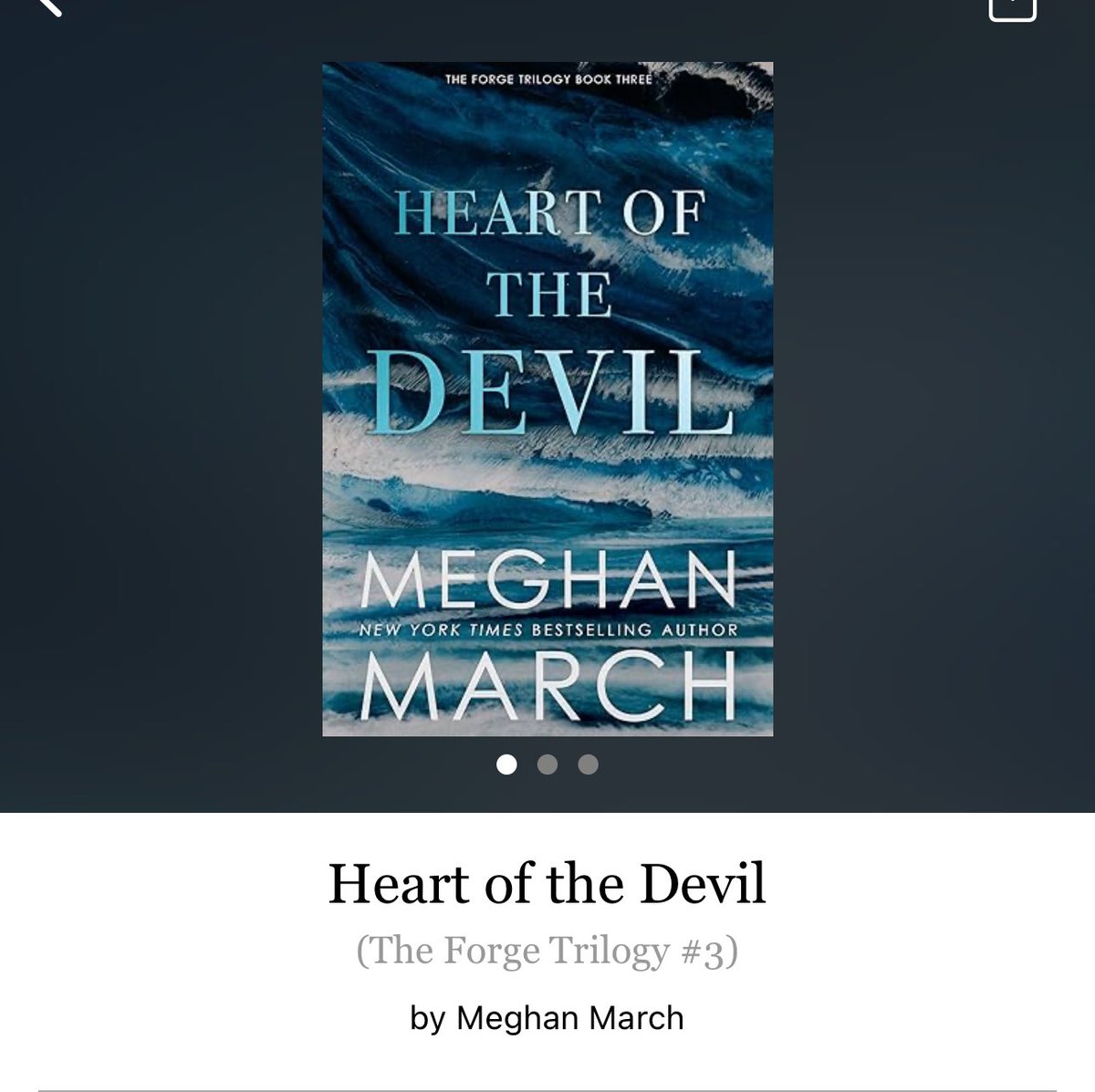 ReadItQuick1's tweet image. Heart of the Devil by Meghan March 

#HeartOfTheDevil by #MeghanMarch #6307 #48chapters #264pages #456of400 #Series #Audiobook #94for24 #TheForgeTrilogy #Book3of3 #5houraudiobook #april2024 #clearingoffreadingshelves #whatsnext #readitquick