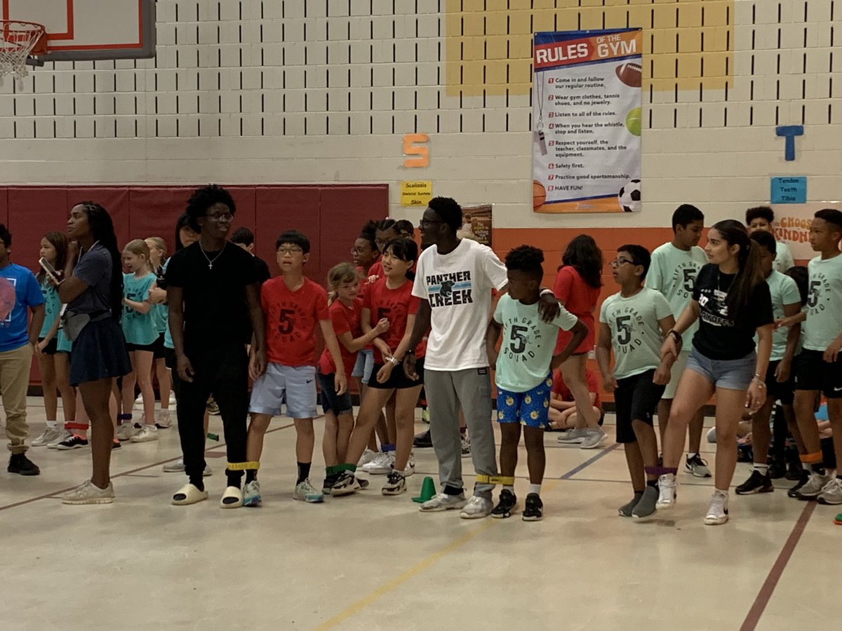 Rona Browning (@ronalbrowning) on Twitter photo So impressed with these athletes today. They were so patient, helpful, and encouraging. The kids had a blast! <a href="/PCHSFrisco/">Panther Creek High School</a> So impressed with these athletes today. They were so patient, helpful, and encouraging. The kids had a blast! <a href="/PCHSFrisco/">Panther Creek High School</a>