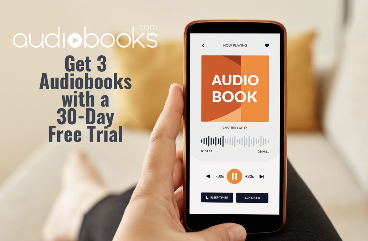 Top5comStories's tweet photo. Great Deal: Get 3 Audiobooks with a 30-Day Free Trial
https://t.co/TpEap5qT2Q https://t.co/MoSxHsSctx